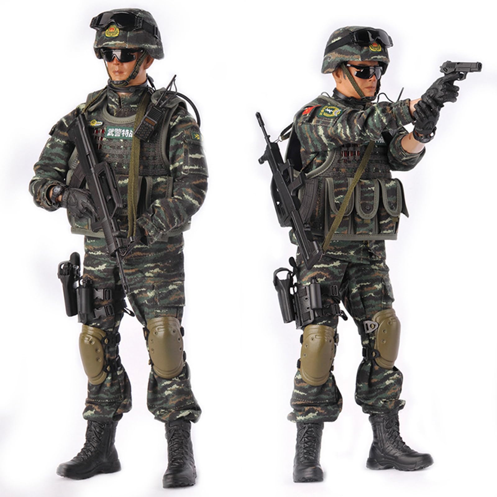 Amazon.com: Scakbyer 12 Inch Action Figures Military Set, 1/6